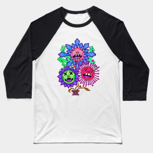 Carnivorous Flowers Baseball T-Shirt